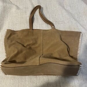 & Other Stories Brown Tote Bag with Spacious Design and Soft Material